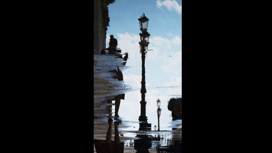'Olhar sobre o reflexo' é o título desta foto da participante de Torres Vedras