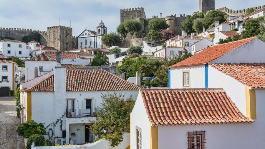 Óbidos landscape has remained the same for centuries. But the paint lasts longer now