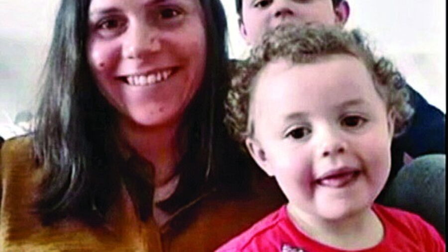 Paula Ruivo com os filhos